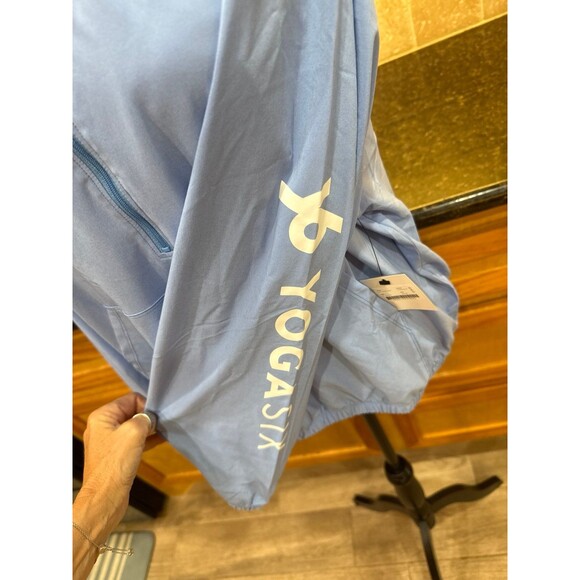 Beyond Yoga Half Zip Pullover Flower Blue M NWT - Picture 7 of 10